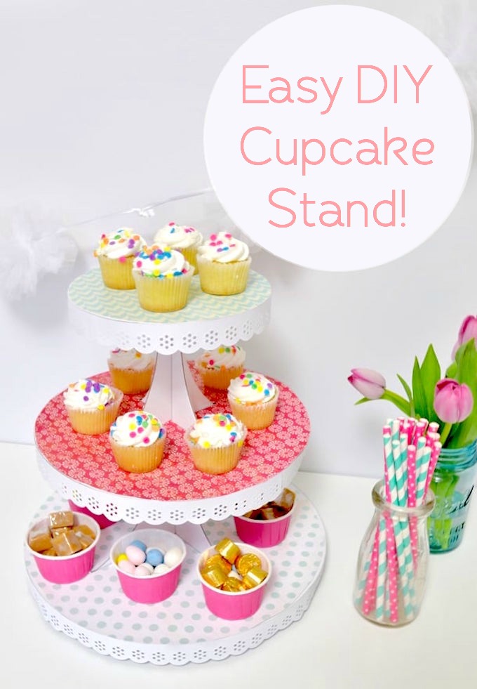 DIY cupcake stand