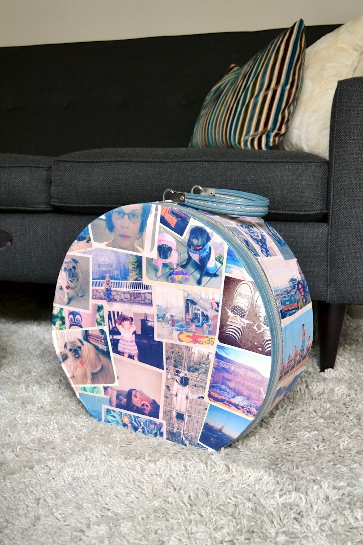 DIY Vintage Photo Suitcase