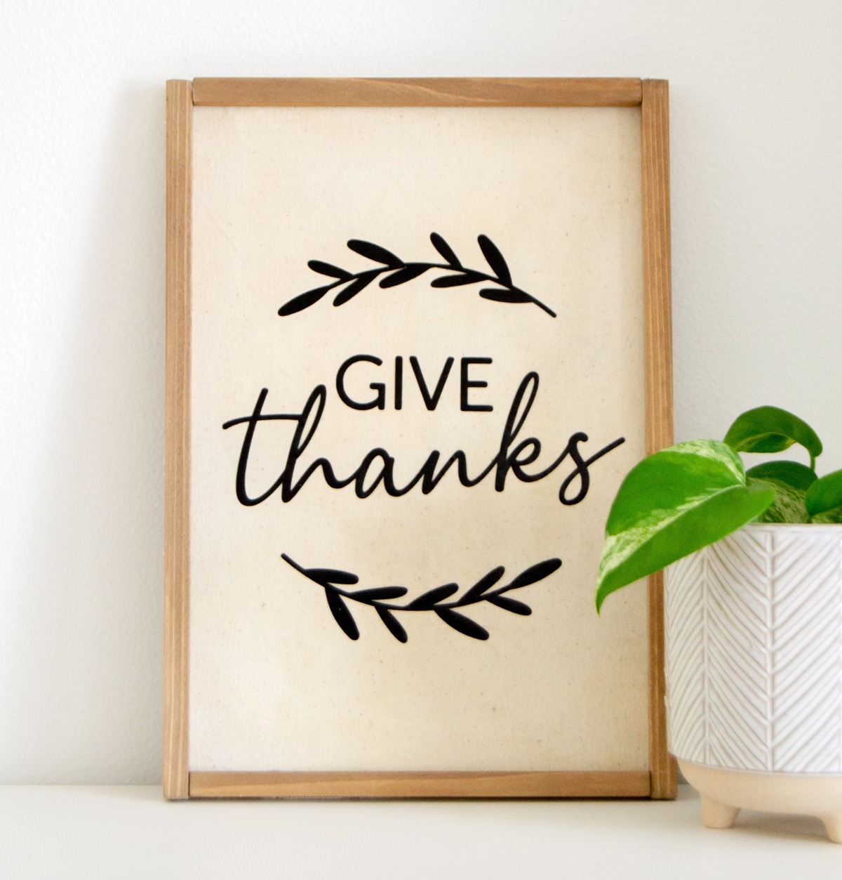 Make a simple Thanksgiving sign
