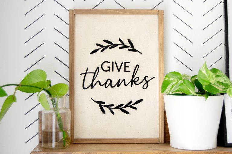 diy thanksgiving sign