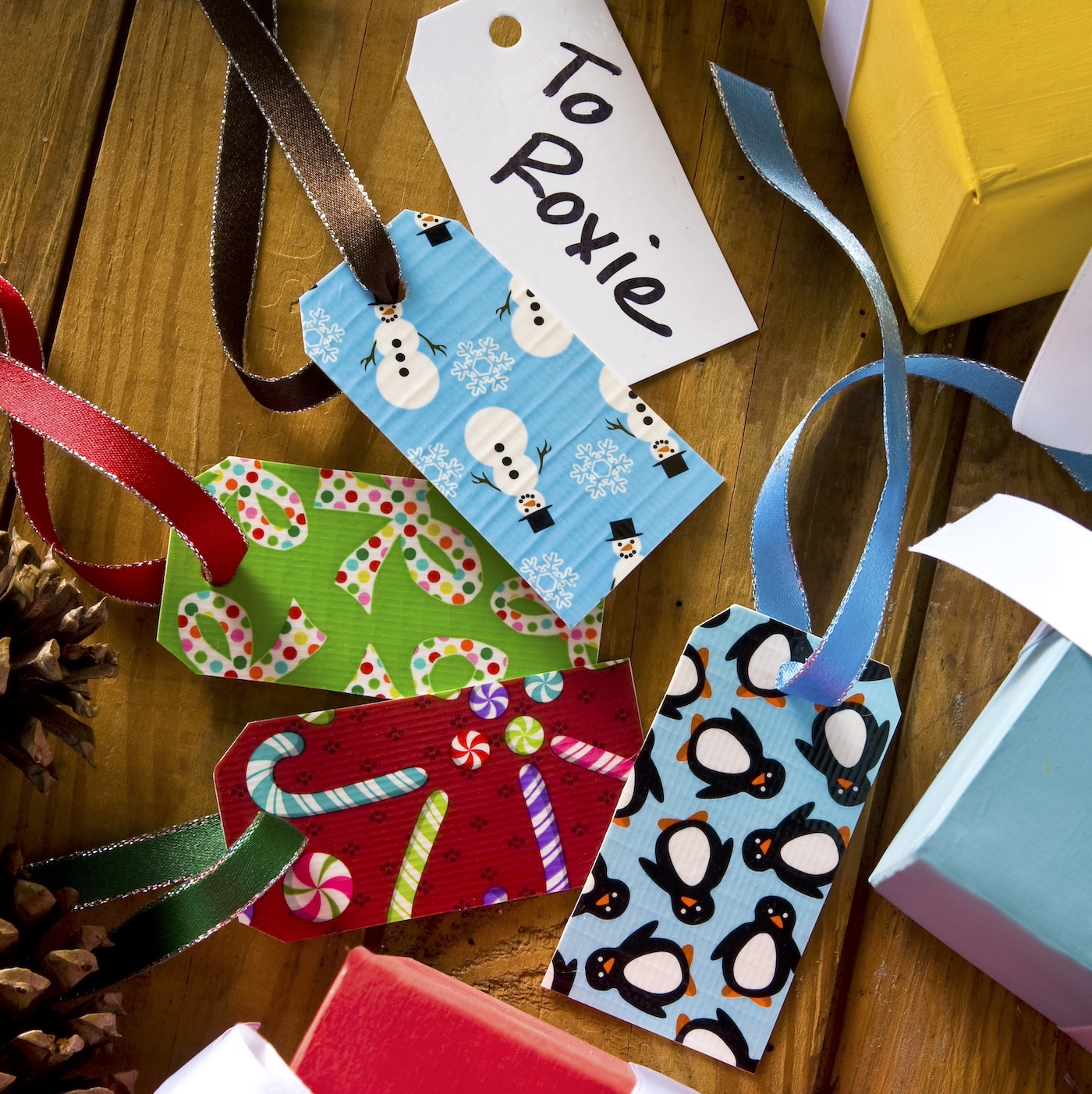 reusable christmas gift tags
