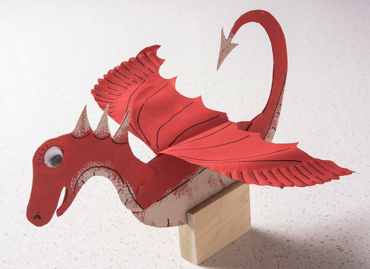 dragon paper plate craft