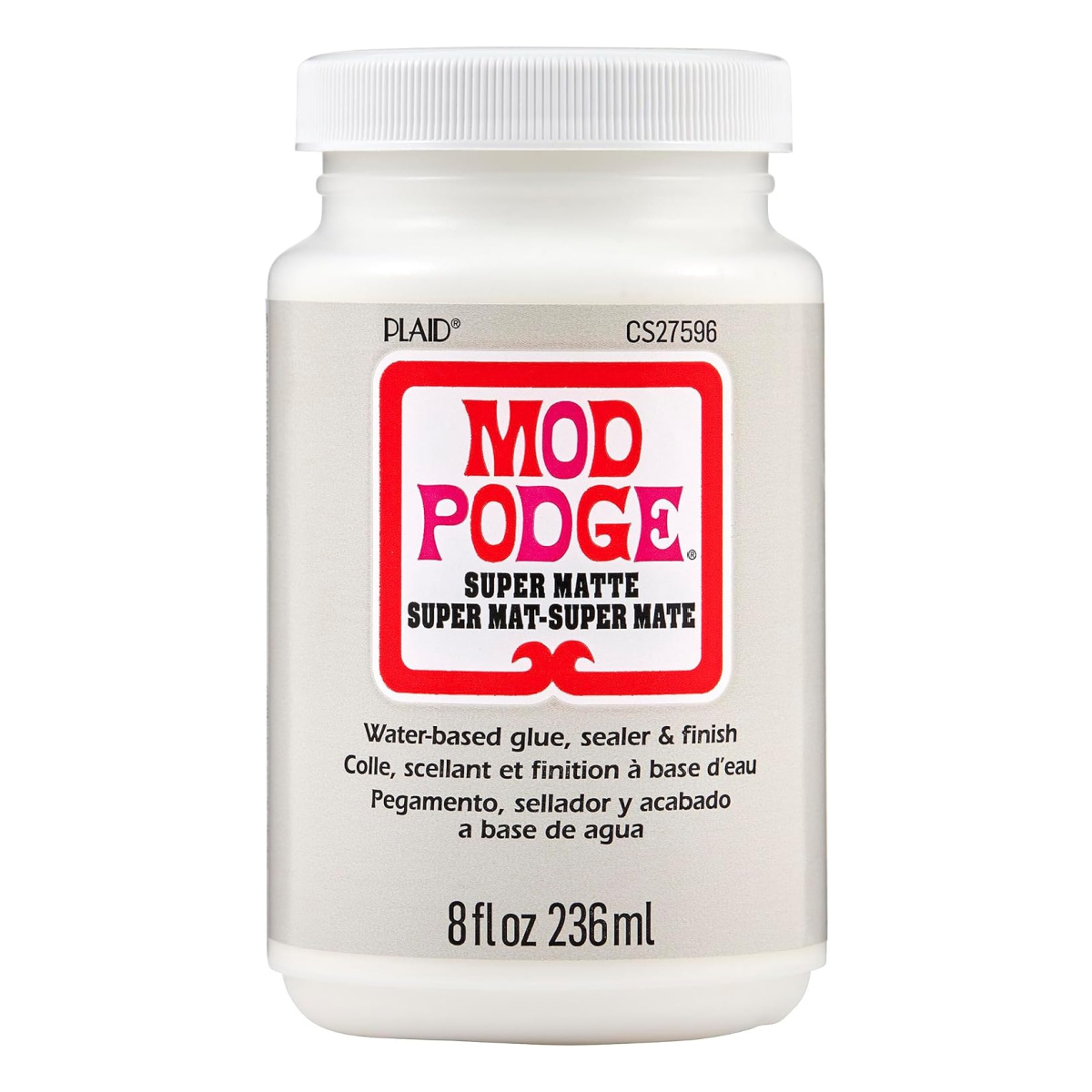 MOD PODGE Gloss Water-based Glue, Sealer, Finisher (16 Fl Ounce), Plaid  CS11202