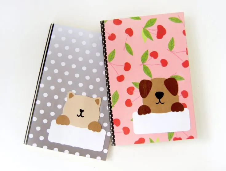 how to cover a notebook with paper