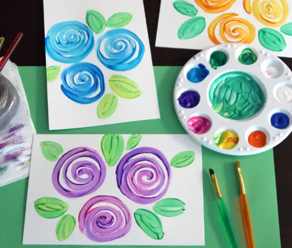 Painting Ideas for Kids with 50 Tools, Methods & Recipes