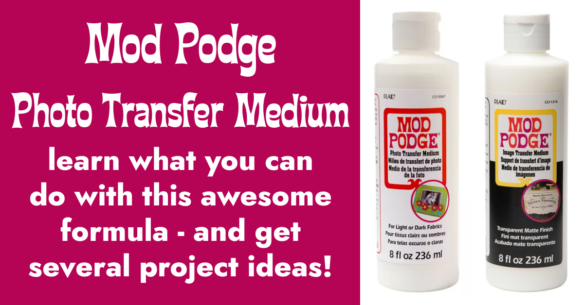 Mod Podge Photo Transfer Medium: My Top Tips! - Mod Podge Rocks
