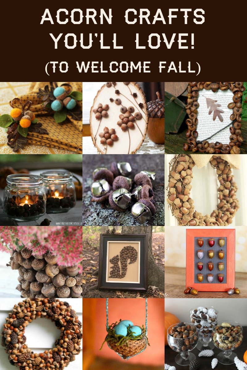acorn crafts to welcome fall