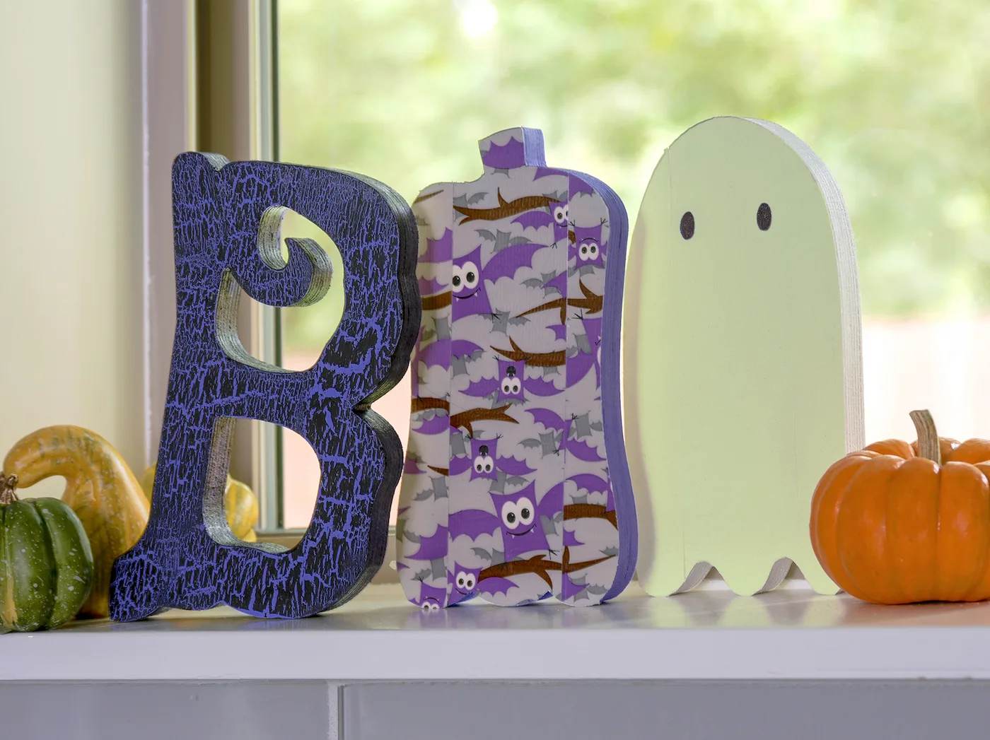 DIY Boo letters for Halloween