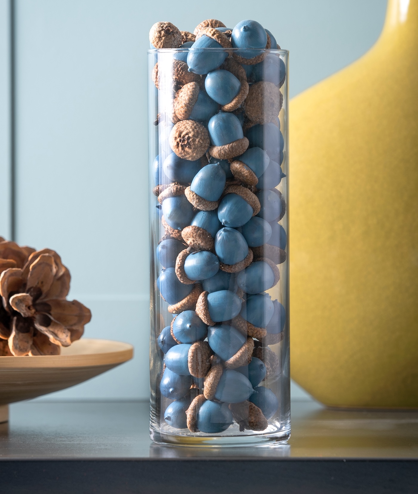 Painted acorns for fall