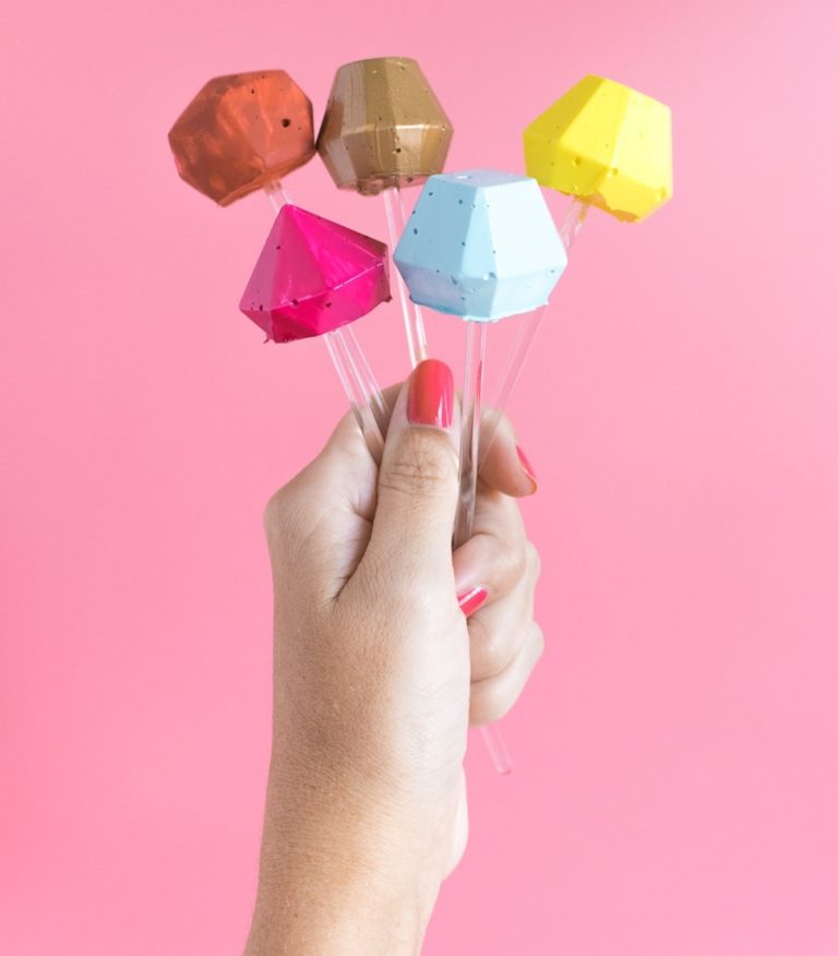 DIY Drink Stirrers For a Colorful Cocktail