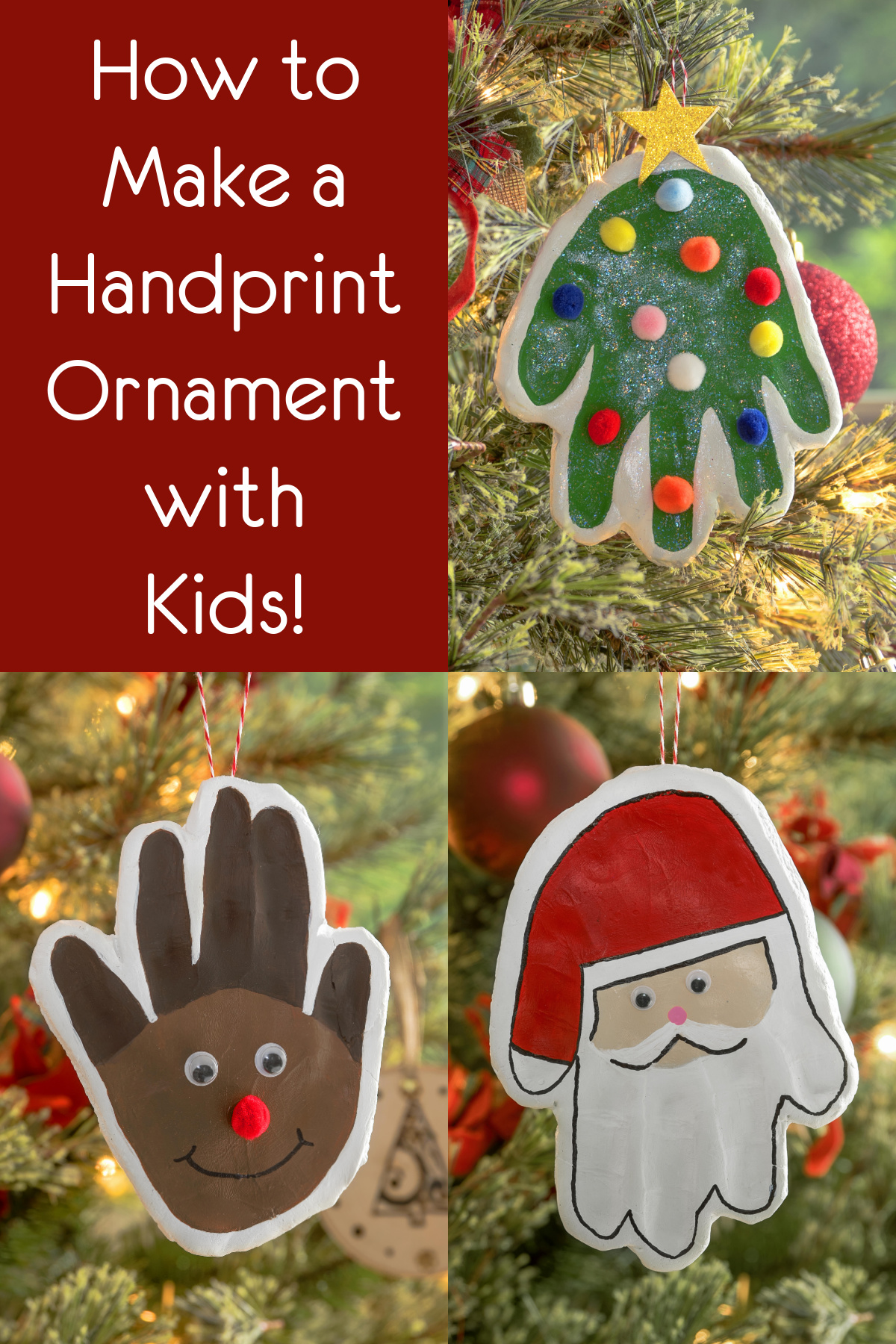 christmas handprint ornament
