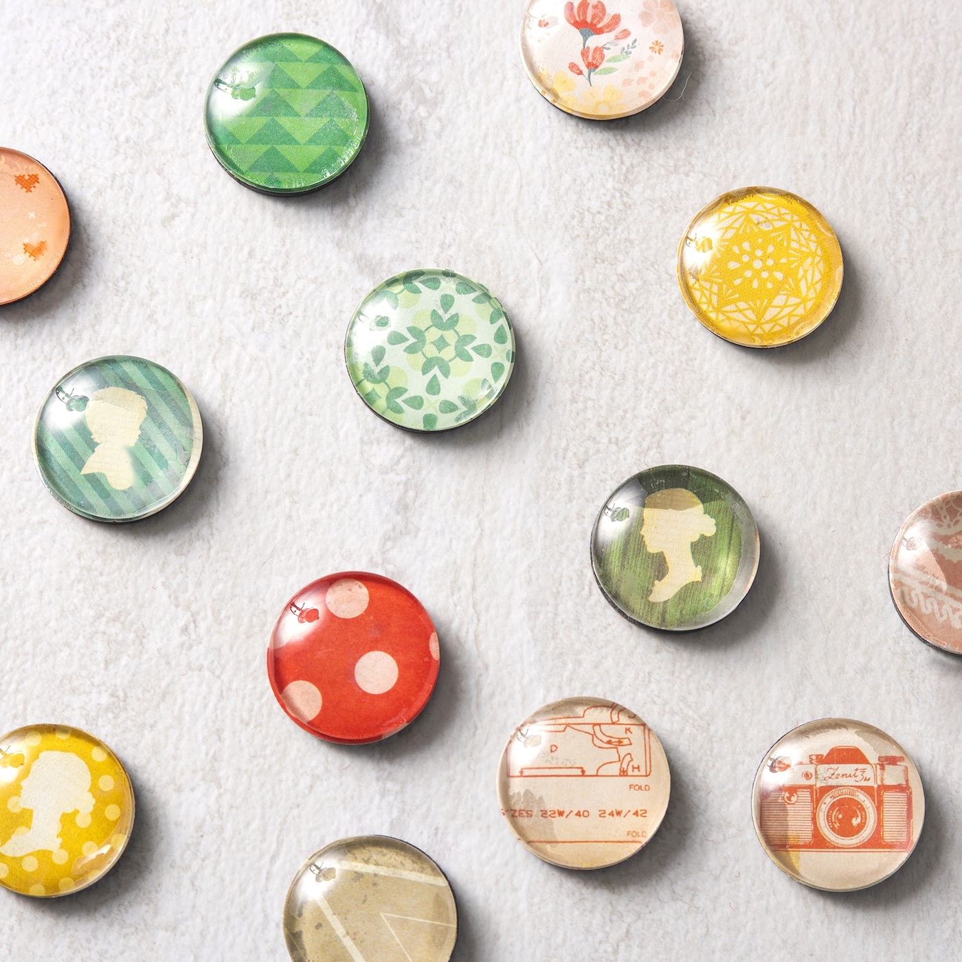 Cute Mod Podge magnets