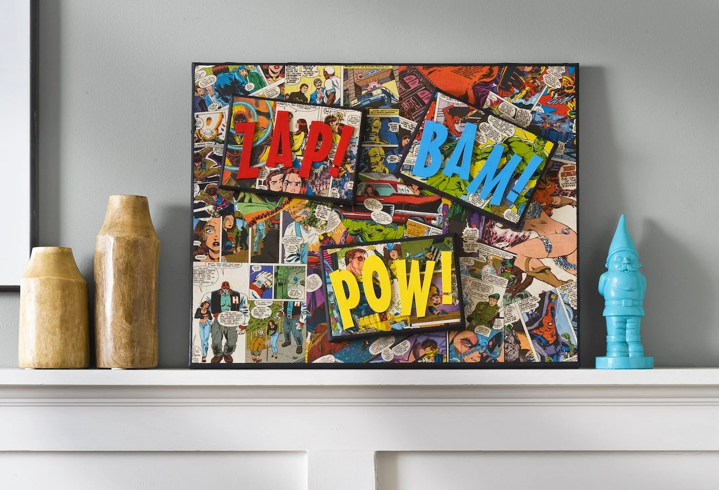 Comic Wall Art For A Kids Room Or Man
