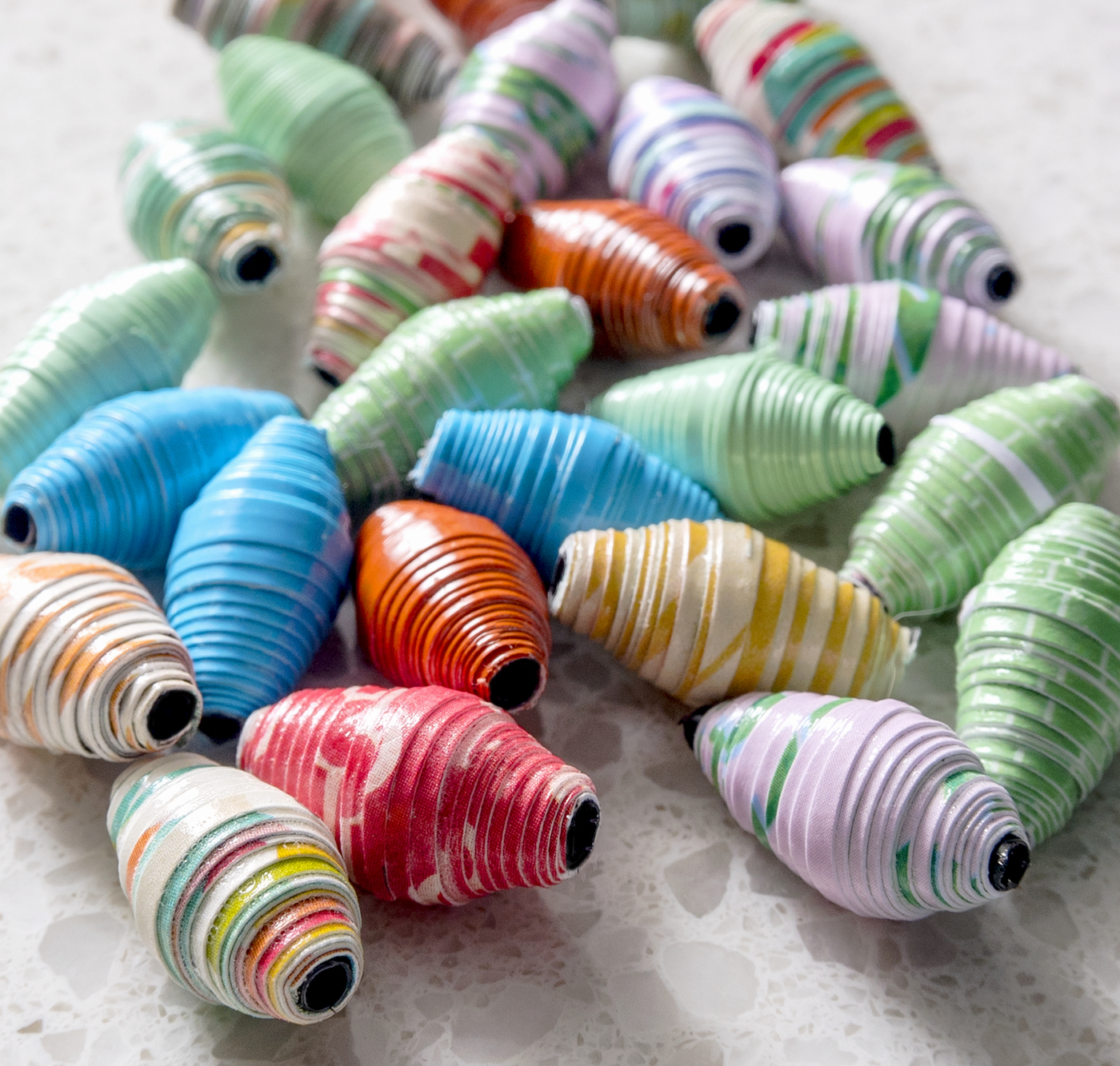 Paper Beads You Can Make in Minutes! - Mod Podge Rocks
