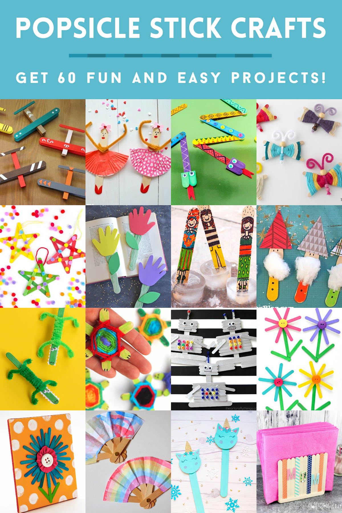 50 Super Fun Popsicle Stick Crafts for Kids - Upcycle My Stuff
