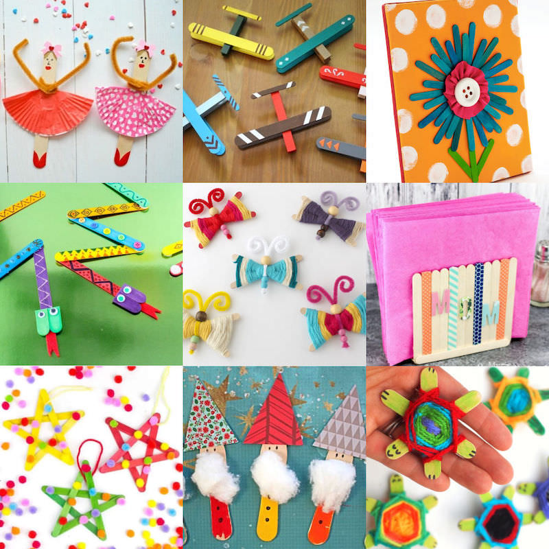 Popsicle stick crafts feature image