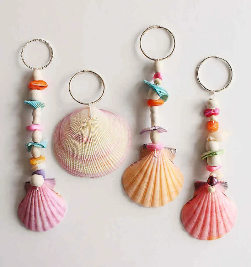 Seashell Keychains