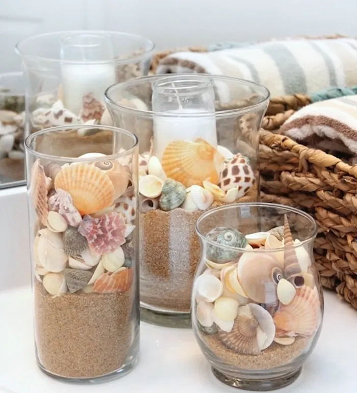 Seashell Crafts for Your Nautical Beach House Decor – Between Naps on the  Porch