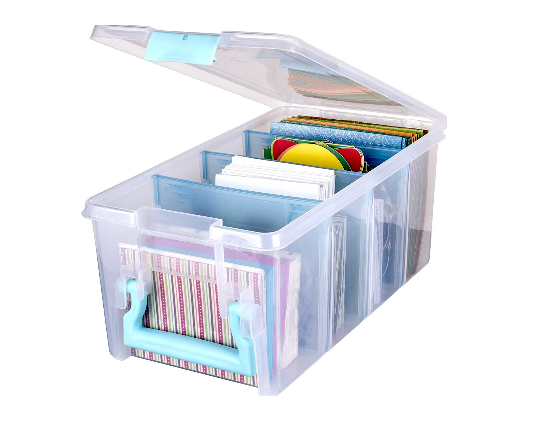 ArtBin 6925AA Semi Satchel with Removable Dividers Portable Art & Craft Organizer with Handle