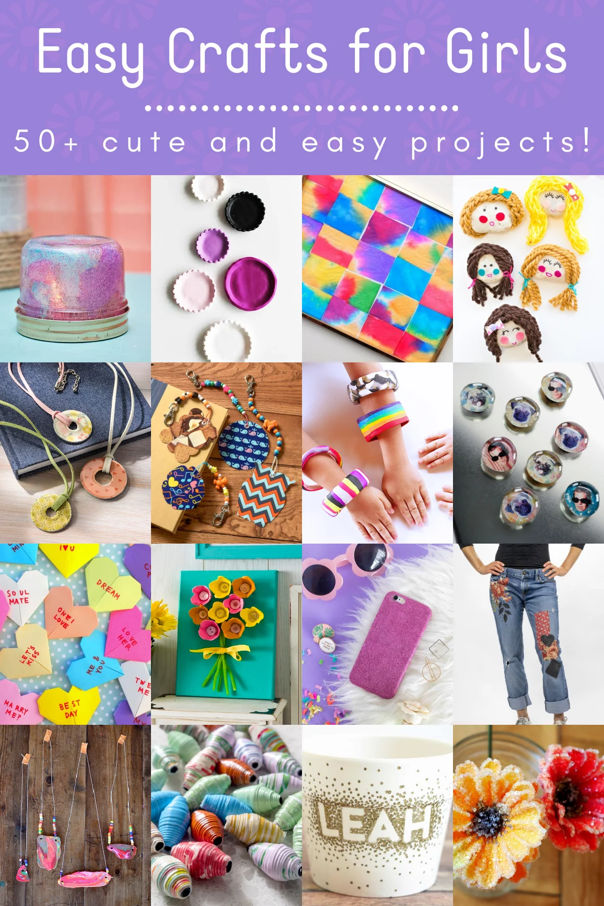 Inspire Her Creativity: 50+ Delightful Crafts for Girls - Mod Podge Rocks
