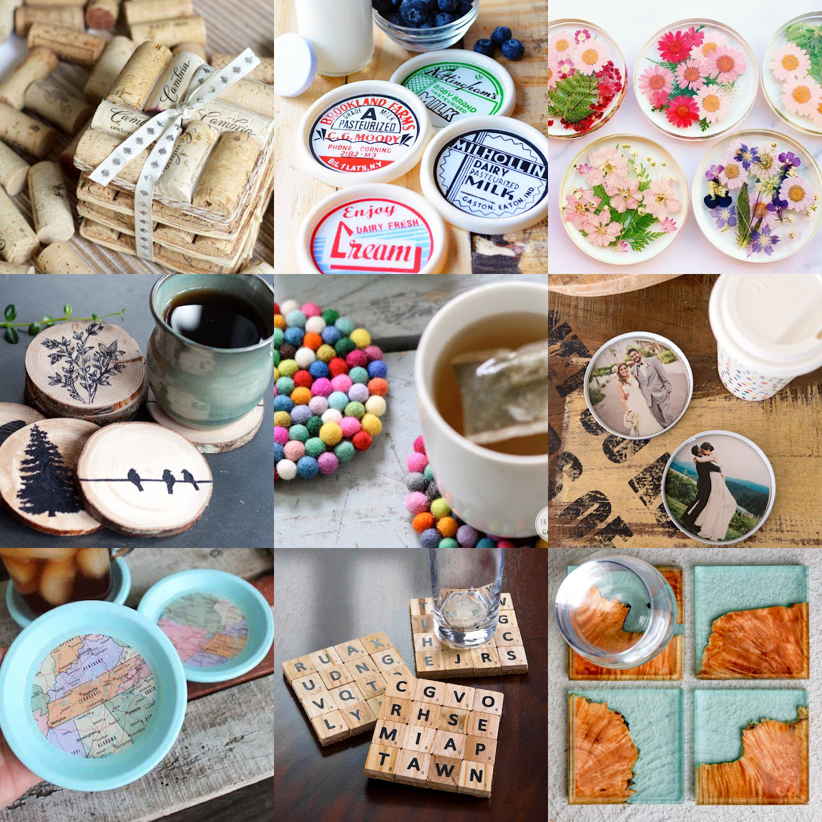 DIY Coasters: 50 Designs for Decor or Gifts! - Mod Podge Rocks