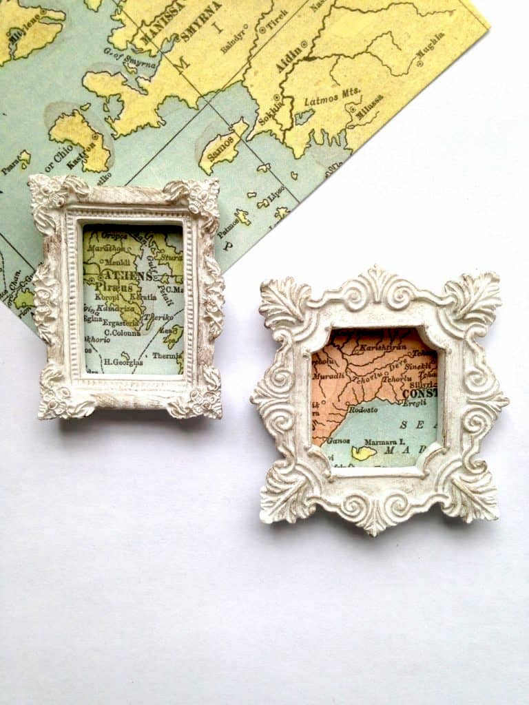 Miniature Map Frame Magnets