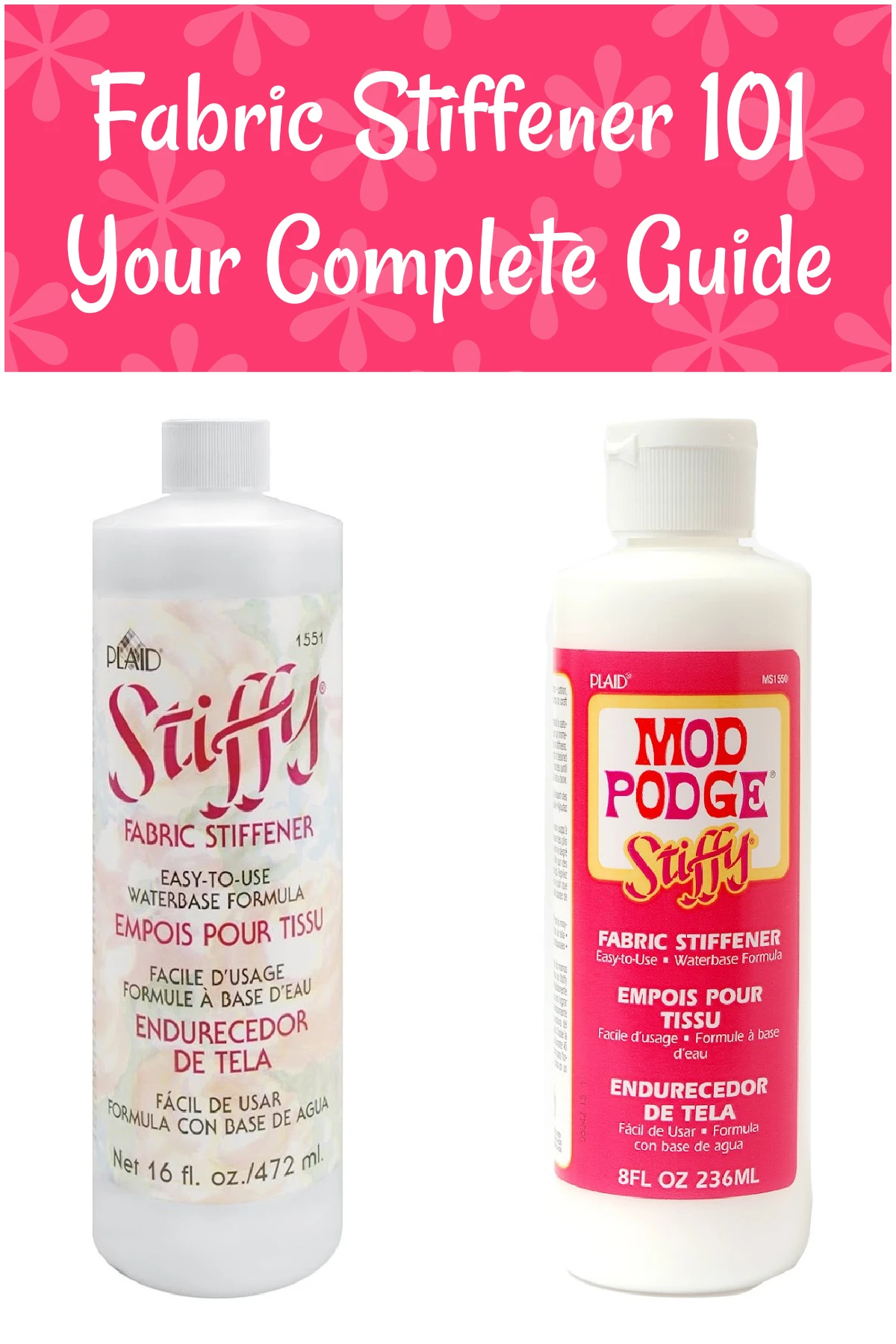Fabric Stiffener 101: Your Complete Guide - Mod Podge Rocks