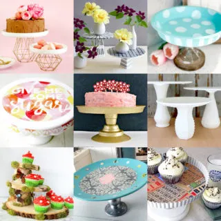Easy DIY Cake Stands feature image
