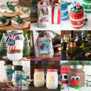 Christmas mason jars feature image