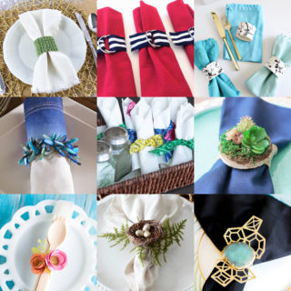 easy DIY napkin rings feature image