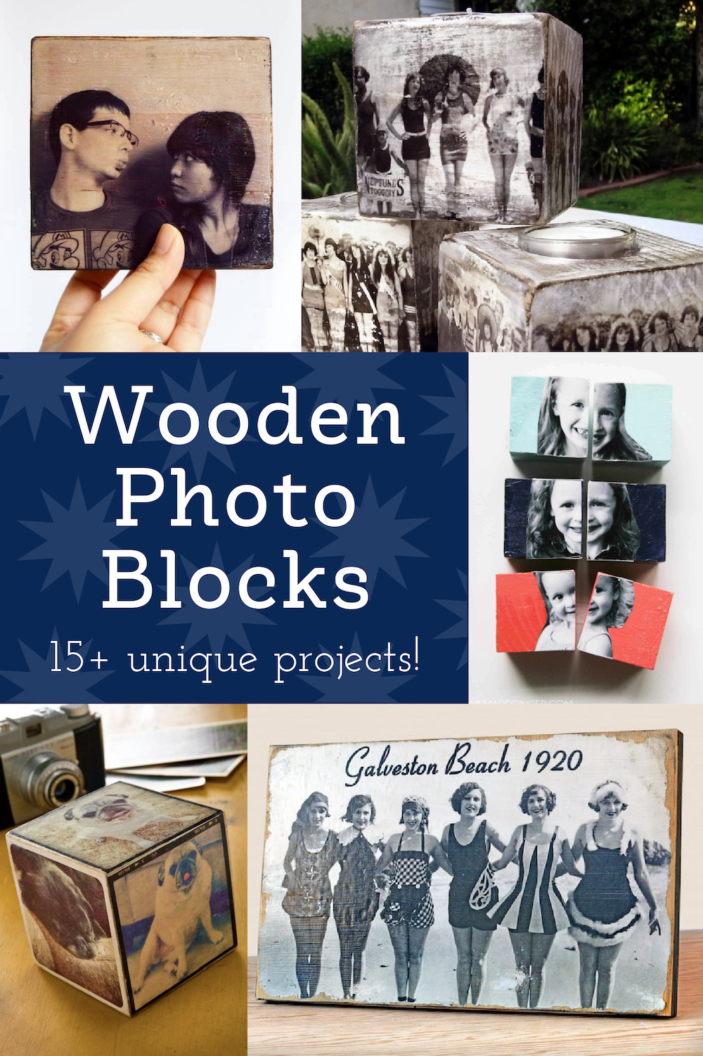 Wooden Photo Blocks