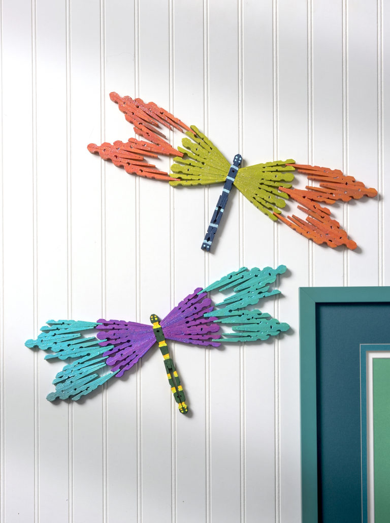 dragonfly clothespin craft