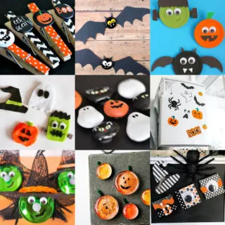 Easy DIY Halloween magnets feature image