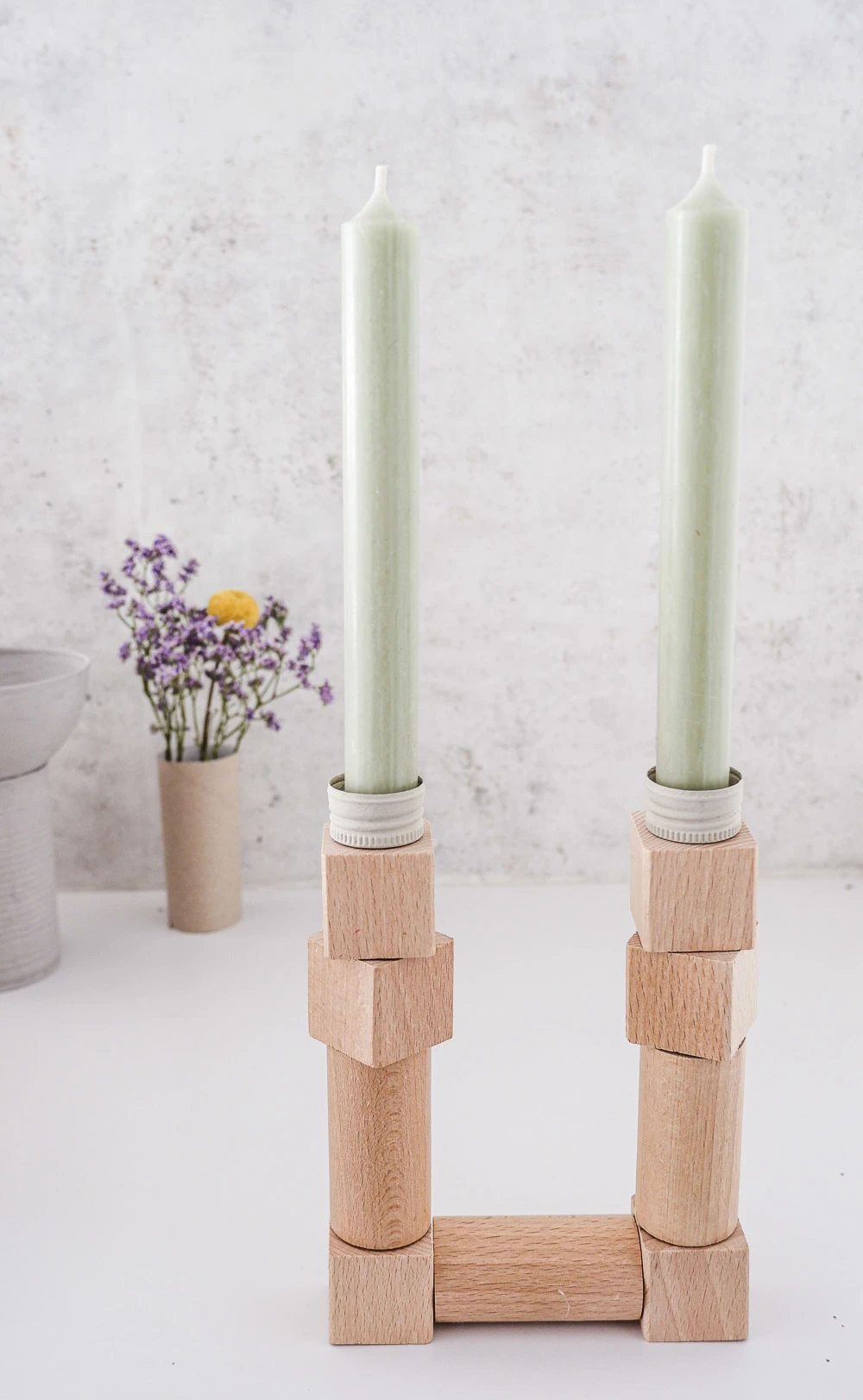 Building Block Candle Holder