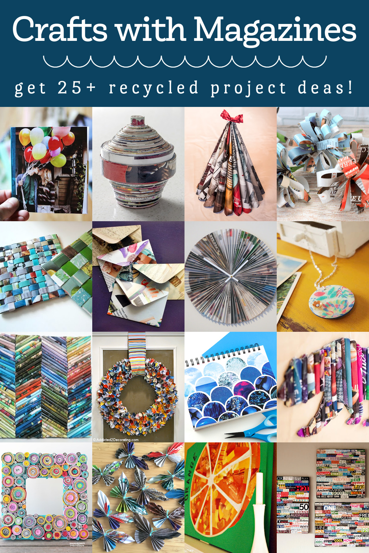 Craft Projects with old Magazines — Sum of their Stories Craft Blog