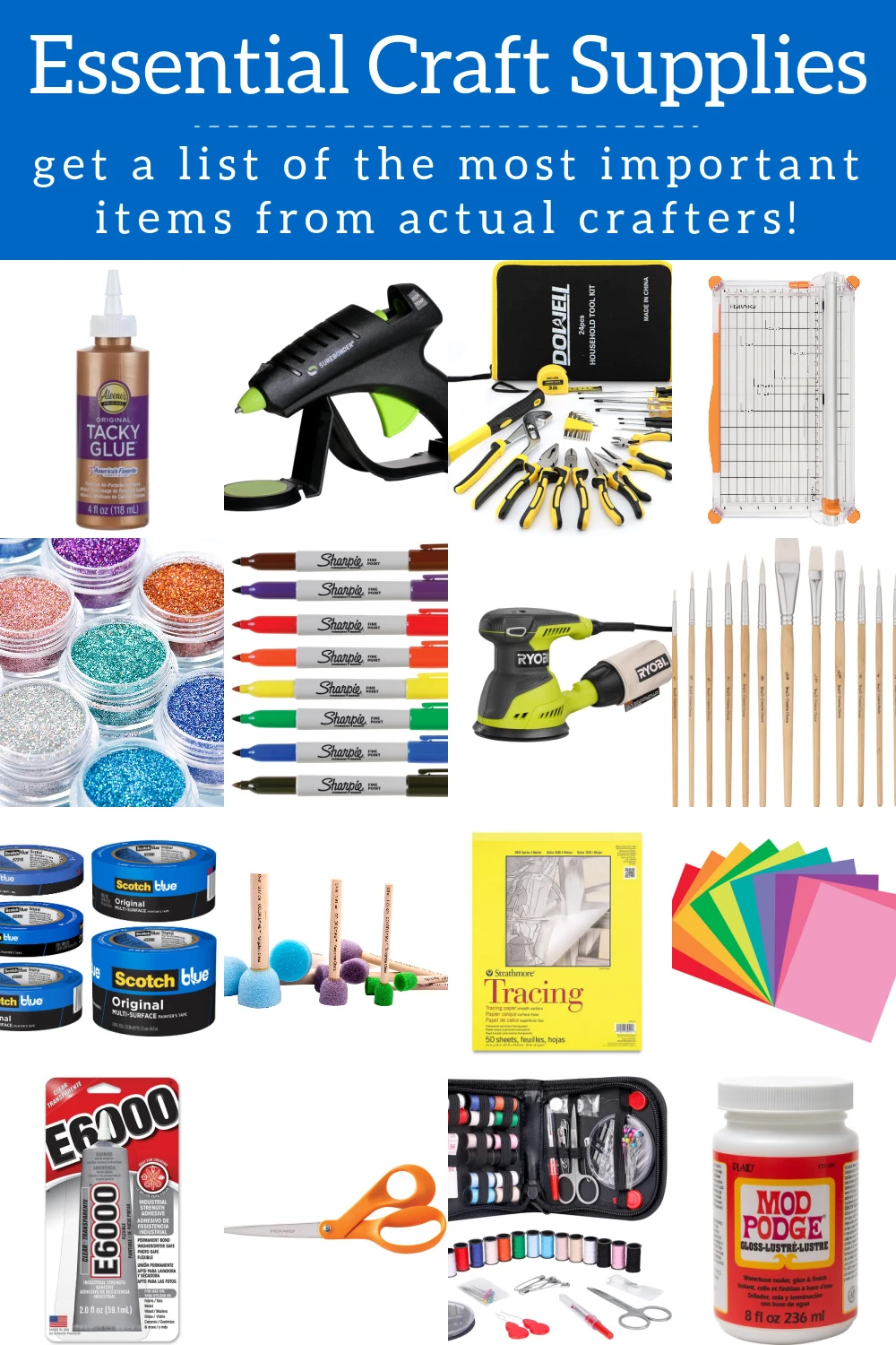 10 Essential Craft Supplies You'll Want to Have in Your Studio
