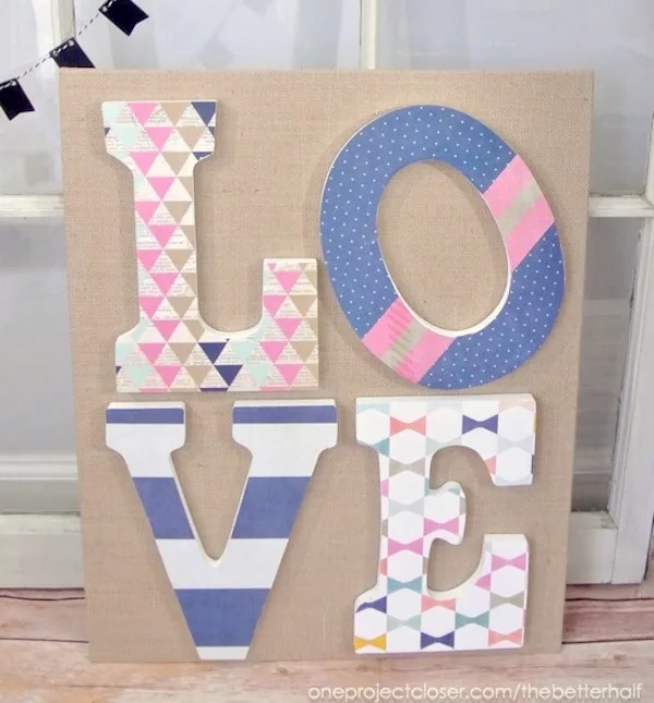 How to Decorate Fillable Wooden Letters - Hobbycraft Blog  Wooden letters  decorated, Wooden letters, Easy arts and crafts
