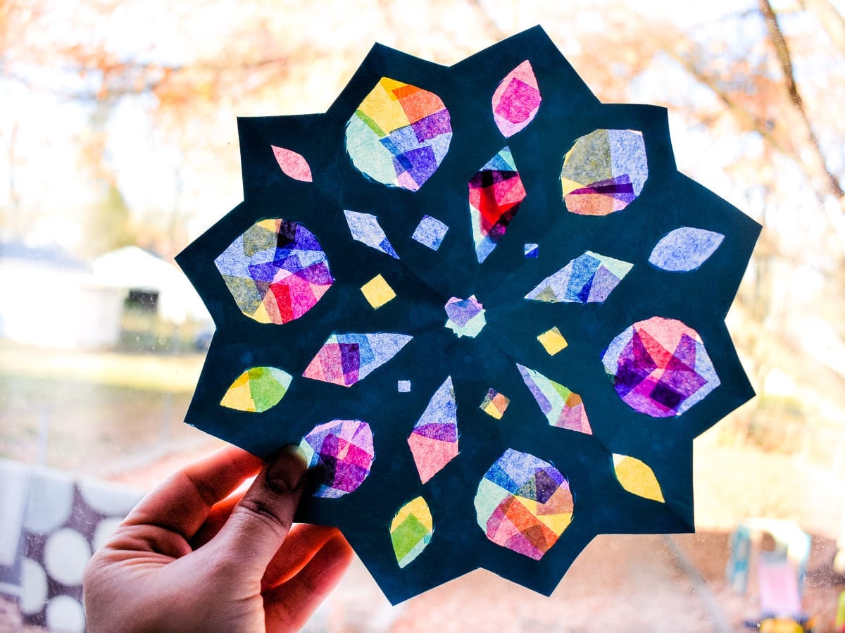 Snowflake Suncatcher Craft