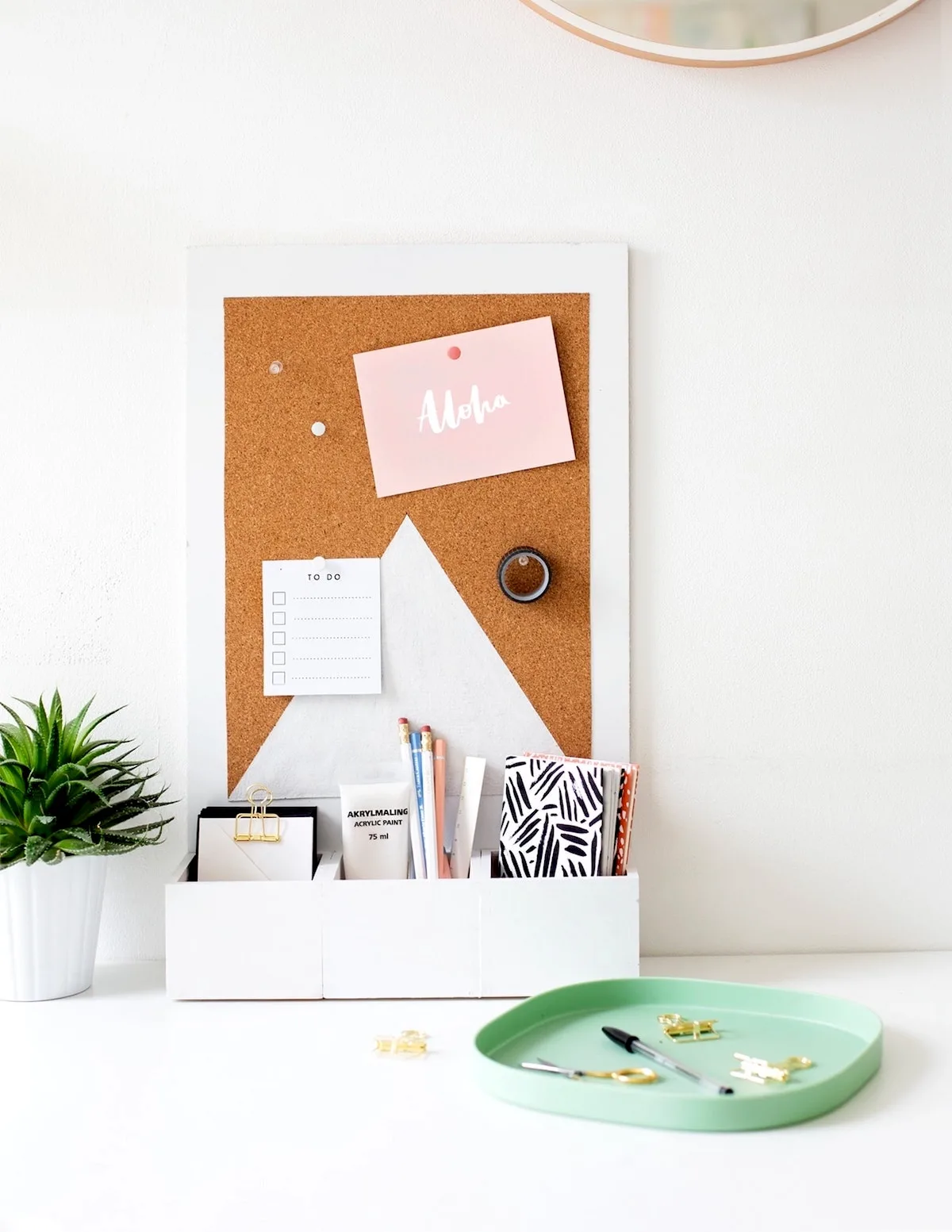 Corkboard and Container Combo