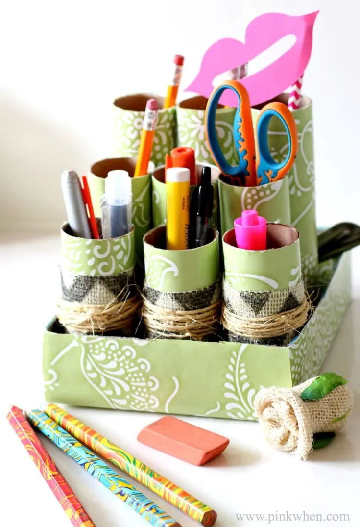 DIY Desk Organizers to Tidy Up Your Office - Mod Podge Rocks