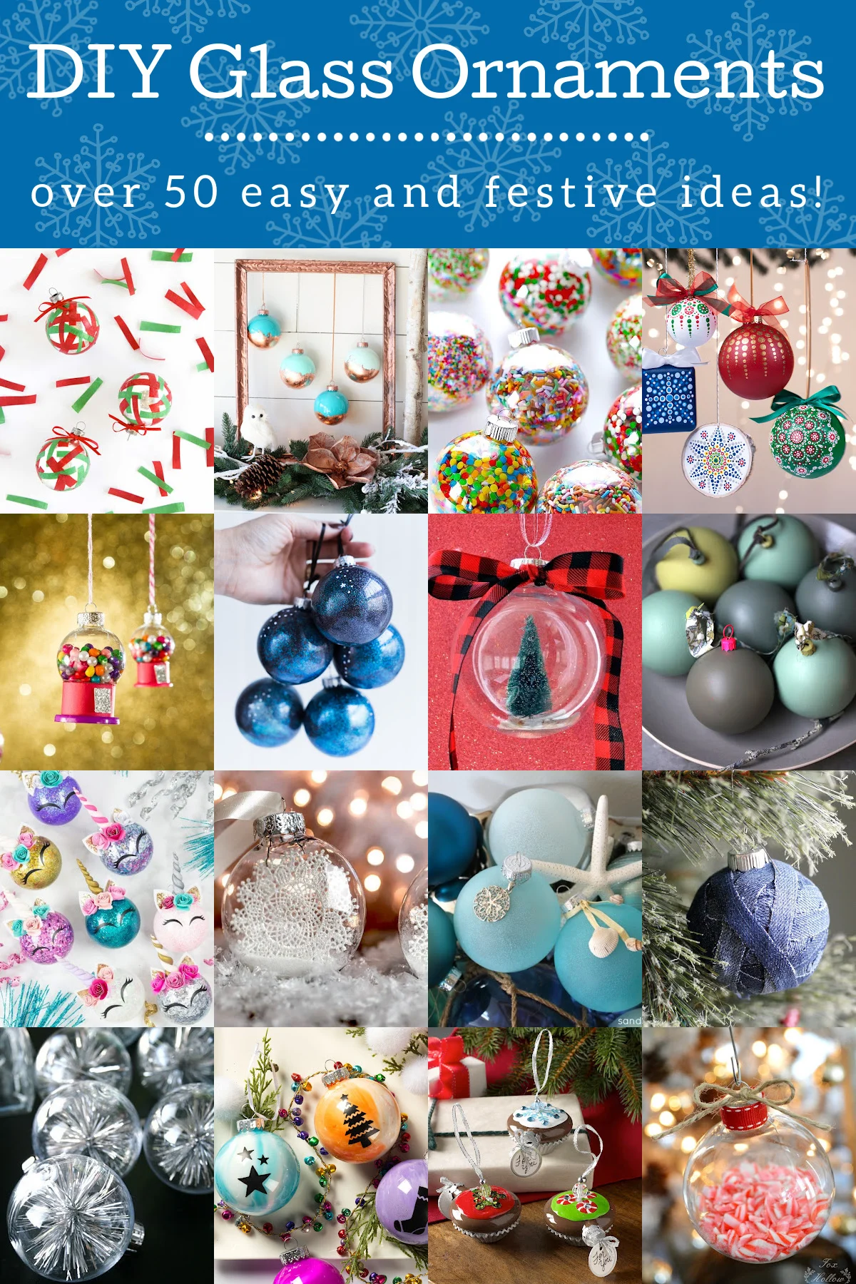 DIY Glass Ornaments for Your Christmas Tree - Mod Podge Rocks