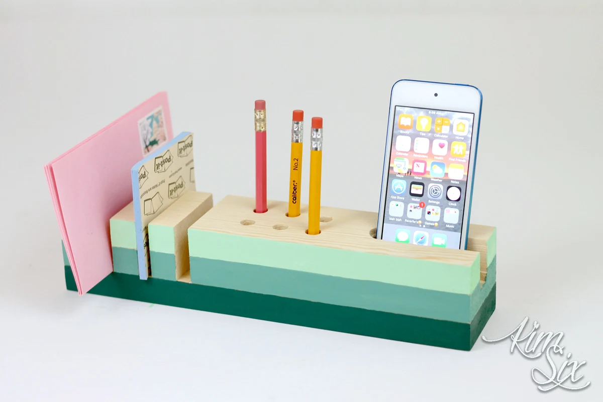 Desk Organizer from a Single Board