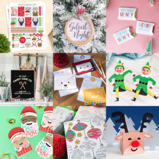 Free Christmas printables for the holidays feature image