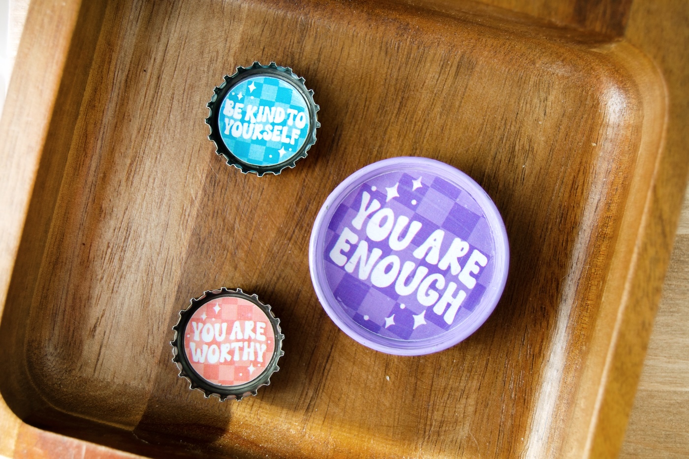 bottle cap fridge magnets