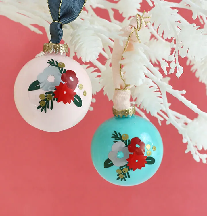 Kid Made Christmas Decoration's - Cotton Reels