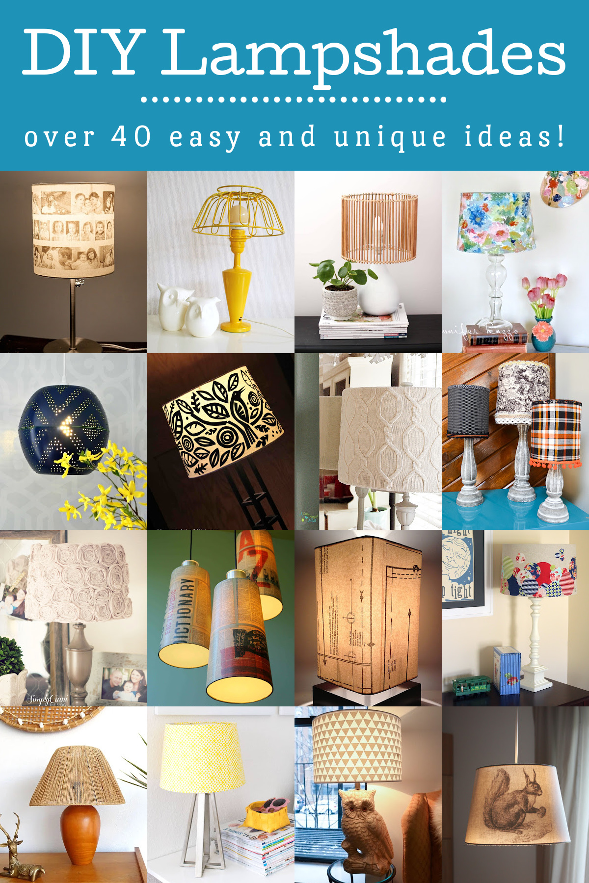 DIY Lampshades for Home Decor