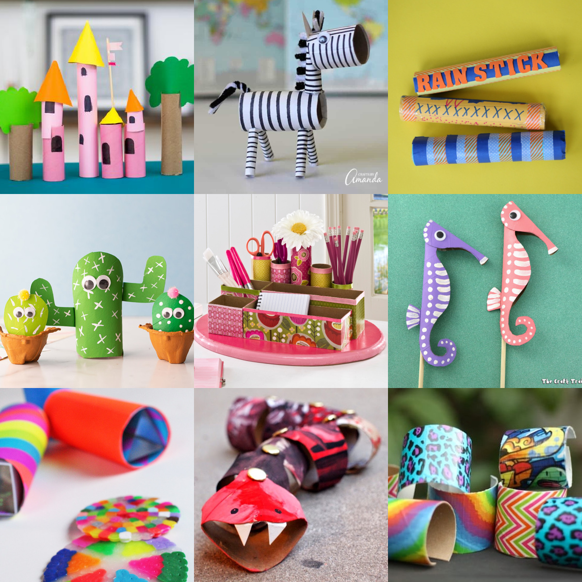 50 Super Cute Paper Roll Crafts for Kids