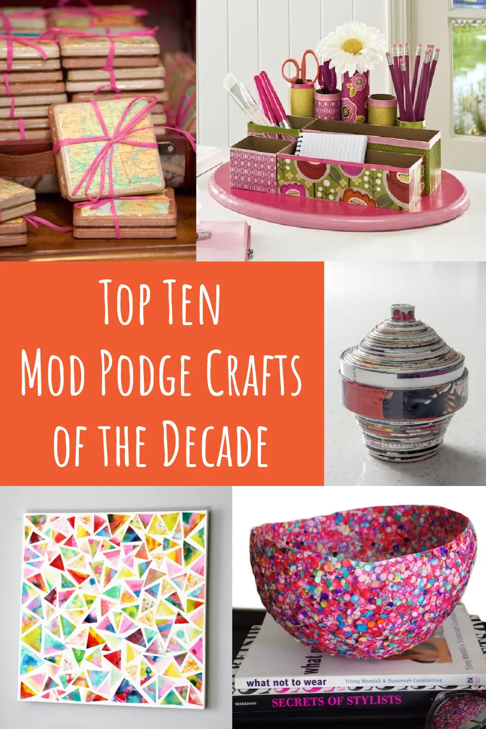 Top 10 Mod Podge Crafts of the Decade - Mod Podge Rocks