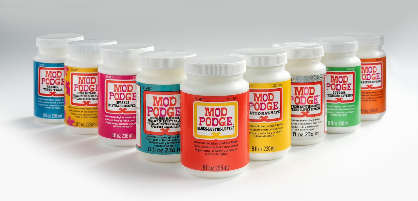 different formulas of Mod Podge in bottles