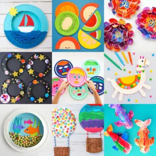 Paper plate crafts ideas they'll love